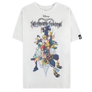 Kingdom Hearts Womens/Ladies Graphic Print T-Shirt / White
